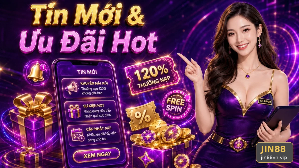 Khuyến Mãi JIN88 Tại jin88vn.vip: Đọc Chi Tiết Giao Diện Tin Mới, Ưu Đãi Và Điều Kiện Nhận Thưởng Như Một Cuộc Kiểm Tra – Đọc Kỹ Điều Kiện Doanh Thu Trước Khi Nhận Ưu Đãi Qua Góc Kiểm Chứng Theo Tên Miền